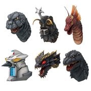 Godzilla Monster Head Magnet The Biography of The Most Terrifying Monster King Ichibansho Zakka Magnet Case of 6