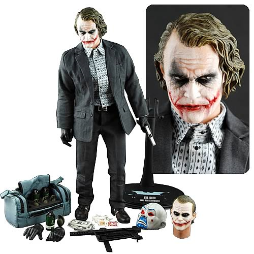 Batman The Dark Knight 1:6 Scale Bank Robber Joker Figure