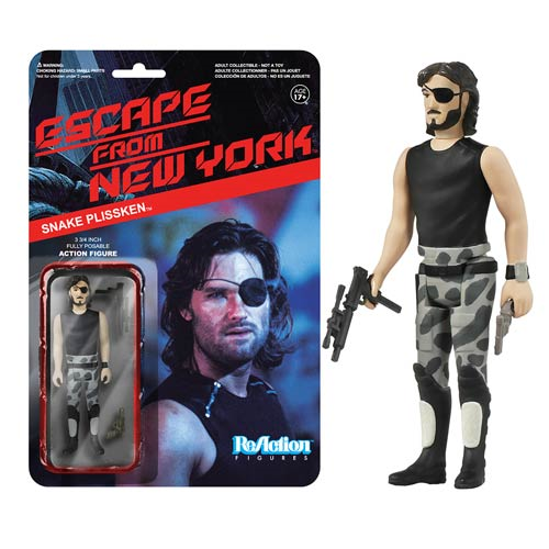 Escape from New York Snake Plissken ReAction 3 3/4-Inch Retro Action Figure
