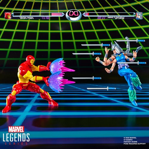 Marvel Legends Series Iron Man vs Spiral 6-Inch Action Figures