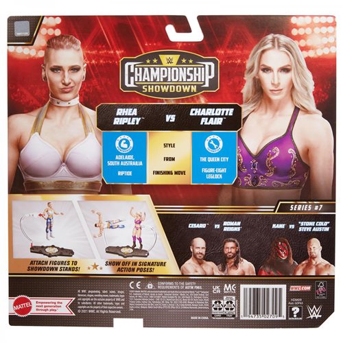 WWE Championship Showdown Series 7 Action Figure 2-Pack Case of 4