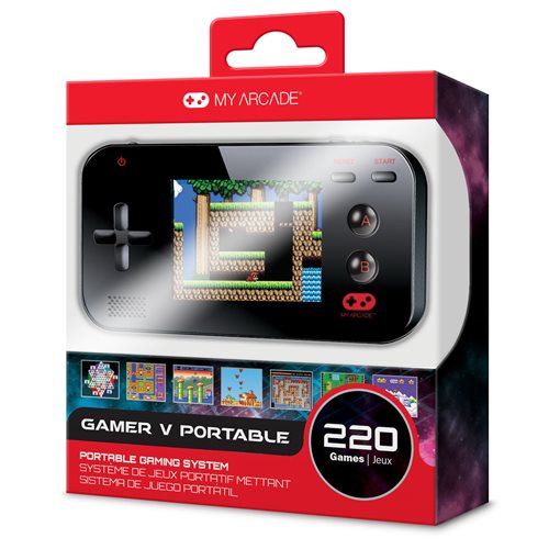 Gamer V Black Portable Player