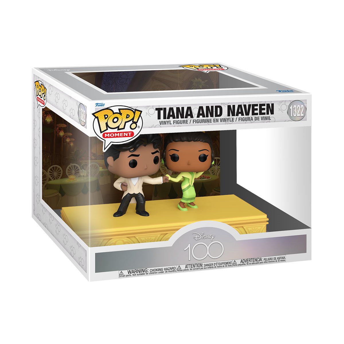 Princesse Tiana et Prince Naveen figurine Disney. Par