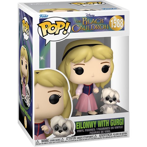 The Black Cauldron 40th Anniversary Eilonwy with Gurgi Funko Pop Vinyl Figure and Buddy