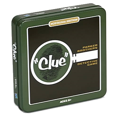 Clue Nostalgia Tin Board Game