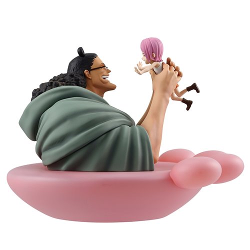 One Piece Kuma and Bonney Dramatic Memories Revible Moment Ichibansho Statue