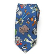 Toy Story 4 Characters Blue Big Boy's Tie