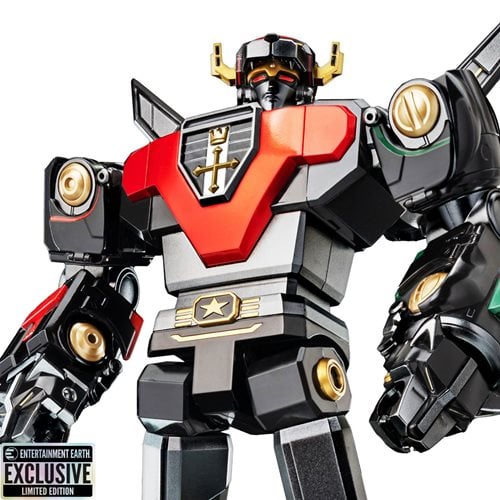 Voltron Black and Gold Edition Robo-DOU Action Figure - Entertainment Earth Exclusive