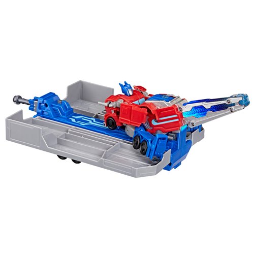 Transformers EarthSpark Optimus Prime Battle Trailer Playset