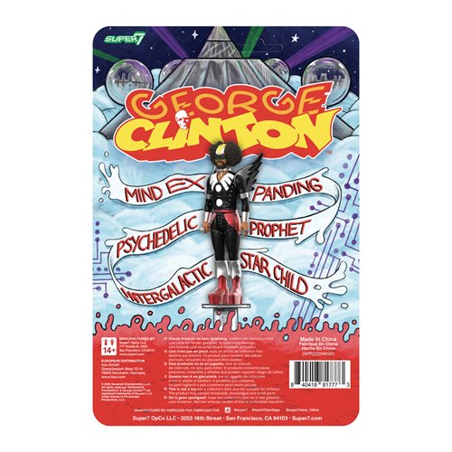 George Clinton (Dr. Funkenstein) 3 3/4-Inch ReAction Figure