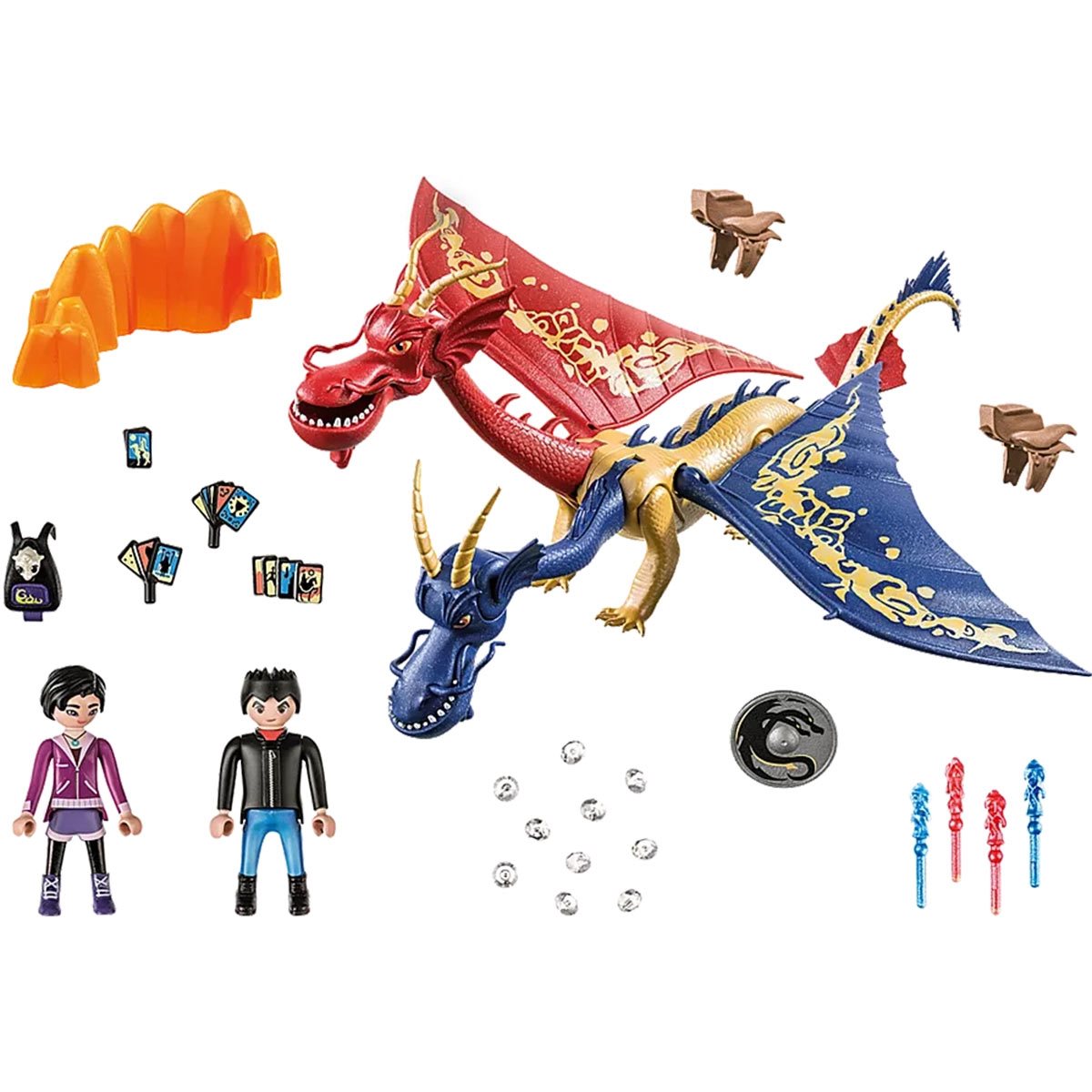 klap Prestigieus naar voren gebracht Playmobil 71080 Dragons: The Nine Realms Wu & Wei with Jun