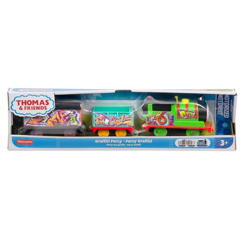 Thomas and Friends Graffiti Percy Motorized Engine Vehicle