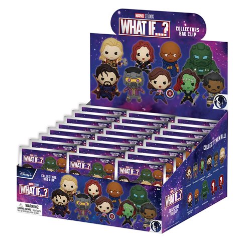 Marvel's What If? 3D Collectors Bag Clip Display Case 24