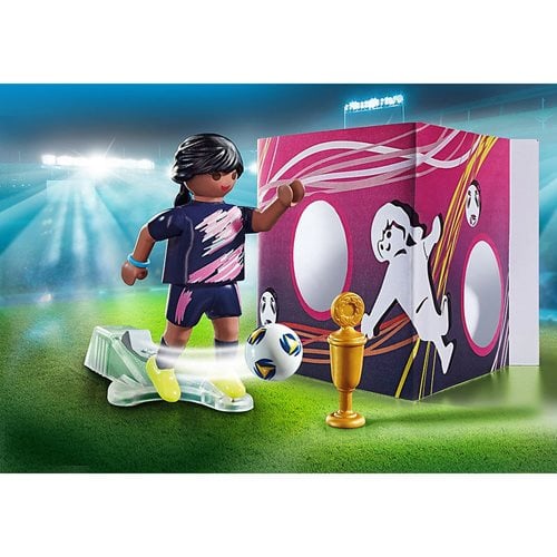 Playmobil 70875 Soccer Player with Goal Special Plus Figure
