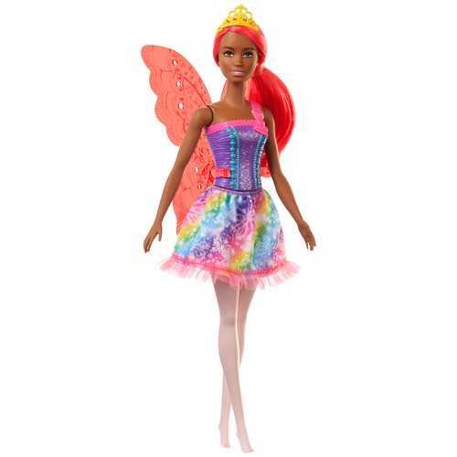 Barbie Dreamtopia Fairy Doll with Coral Hair