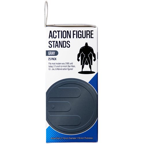 Action Figure Stands 25-Pack - Gray