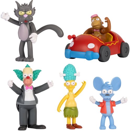 The Simpsons Krusty the Clown Show 2 1/2-Inch Action Figure Multipack