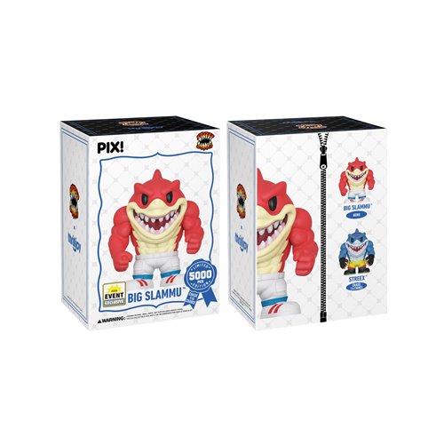 Street Sharks Big Slammu Pix! Vinyl Figure - 2026 Convention Exclusive