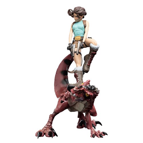 Tomb Raider Lara Croft and Raptor Mini Epics Vinyl Figure