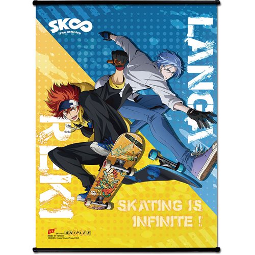 SK8 the Infinity Langa and Reki Skating Is Infinite 25-Inch Wall Scroll