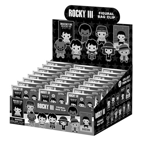 Rocky III Series 3 3D Foam Bag Clip Random 6-Pack