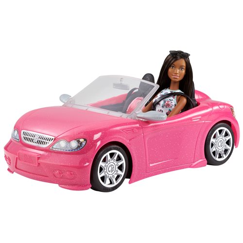 Barbie Brunette Doll and Vehicle