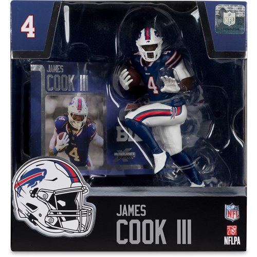 NFL SportsPicks Buffalo Bills James Cook 7-Inch Posed Figure