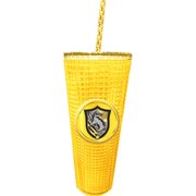 Harry Potter Hufflepuff Diamond 20 oz. Acrylic Cup with Straw