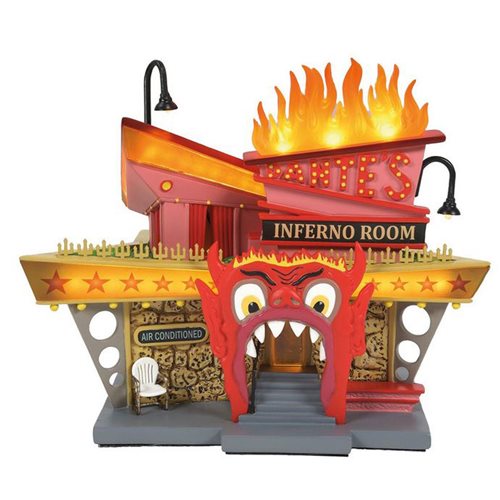 Hot Properties Village Beetlejuice Dante's Inferno Lounge Statue