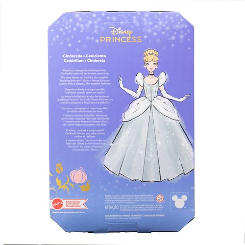 Disney Princess Sparkling Princess Cinderella Fashion Doll