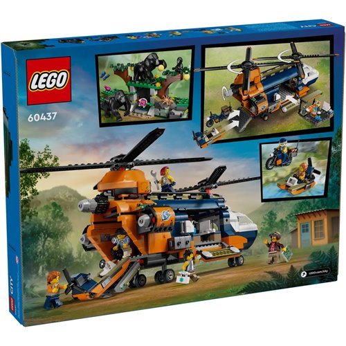 LEGO City 60437 Jungle Explorer Helicopter at Base Camp