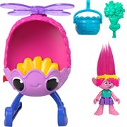 Trolls Poppy's Helicopter Pink Action Figure and Vehicle Set