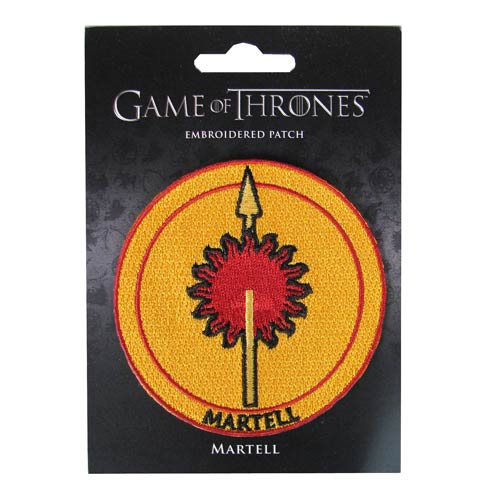 Game of Thrones Embroidered Patch Martell