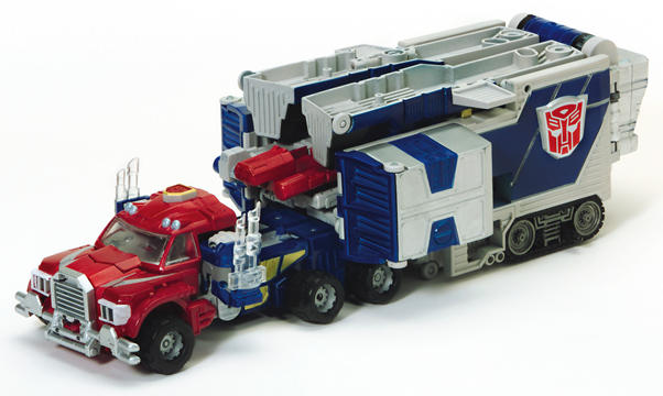 transformers optimus prime battle rig blaster