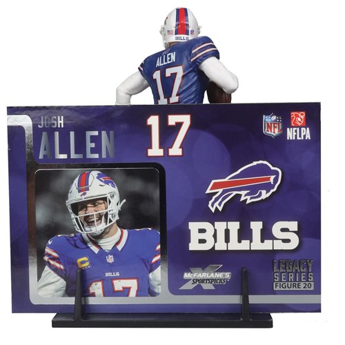 NFL SportsPicks 2024 Wave 2 Buffalo Bills Josh Allen 7-Inch Scale Posed Figure