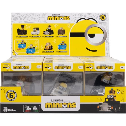 Minions Zoom Hero Pull Back Vehicle Case of 12