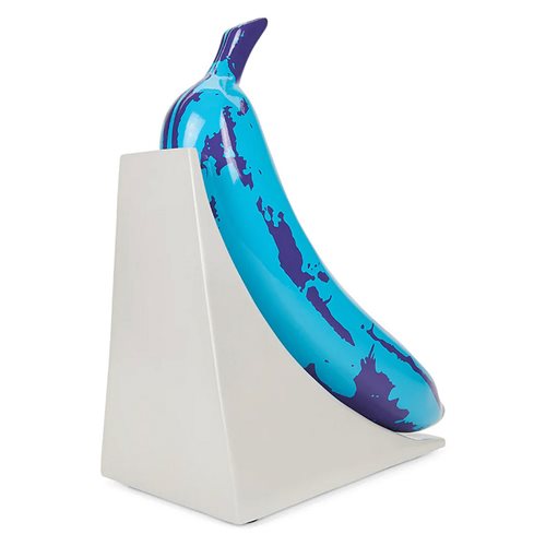 Andy Warhol Lustre Gloss Resin Blue Banana 10-Inch Bookends