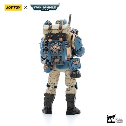 Joy Toy Warhammer 40,000 Astra Militarium Tempestus Scions Squad 55th Kappic Plasma Gunner 1:18 Scal