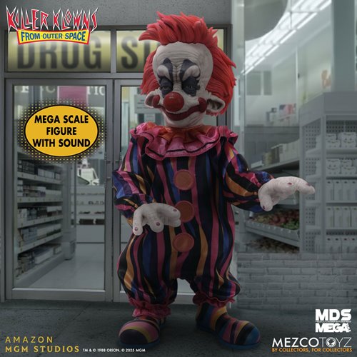 Killer Klowns From Outer Space Rudy Mezco Designer Series 15-Inch Roto Plush Doll