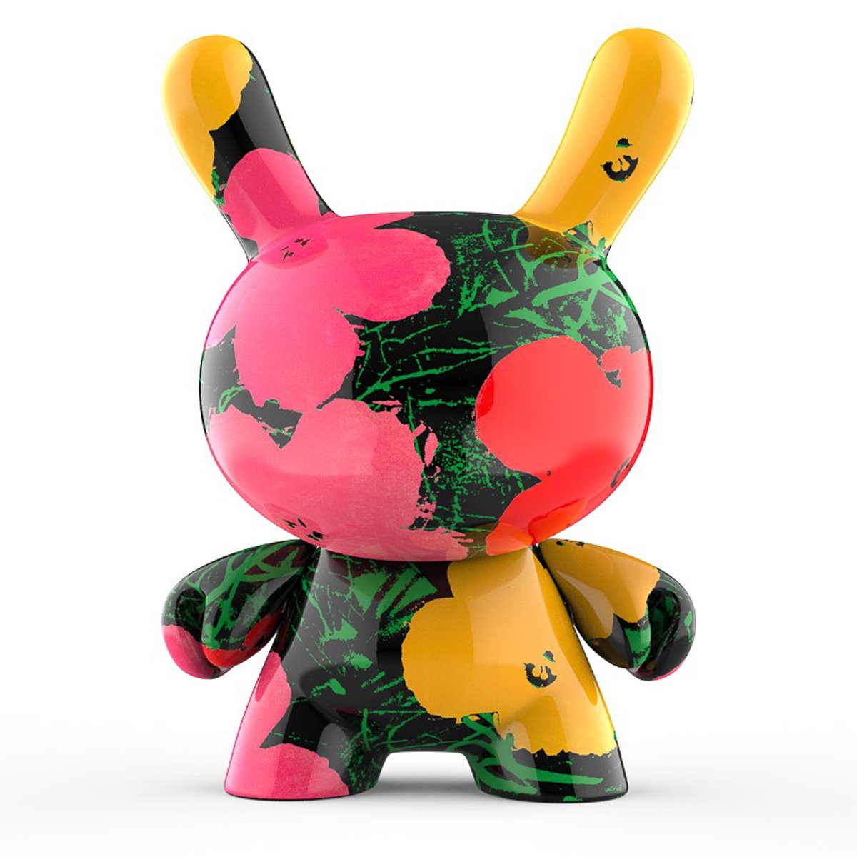 Andy Warhol Masterpiece Flowers Hydro-Dipped Dunny Limited Edition