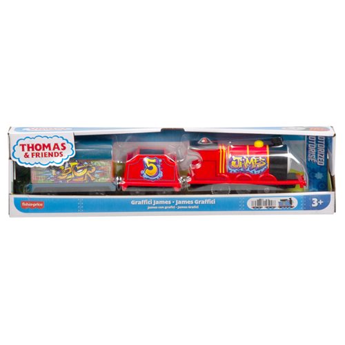 Thomas and Friends Graffiti James Motorized Engine Vehicle