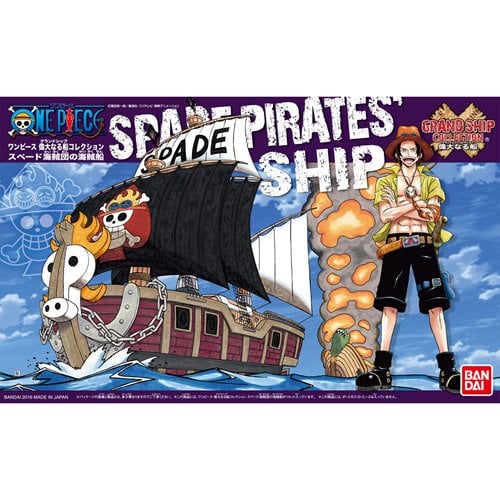 One Piece Spade Pirates' Ship Model Kit