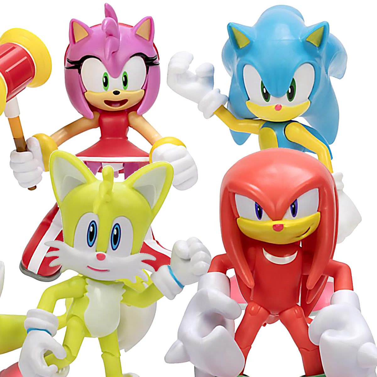  Sonic the Hedgehog Sonic 4 Action Figure 2 Pack - Modern Sonic  & Modern Metal Sonic : Toys & Games