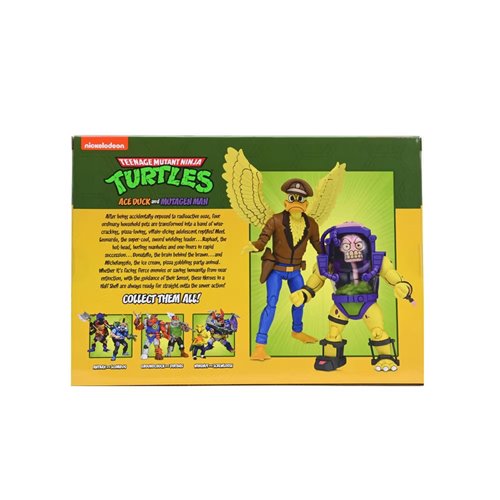 Teenage Mutant Ninja Turtles (1987 Cartoon) Ace Duck & Mutagen Man 7-Inch Scale Action Figure 2-Pack