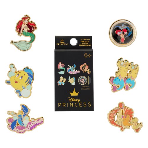 The Little Mermaid 35th Anniversary Life Is The Bubbles Mystery Box Pin Case of 12