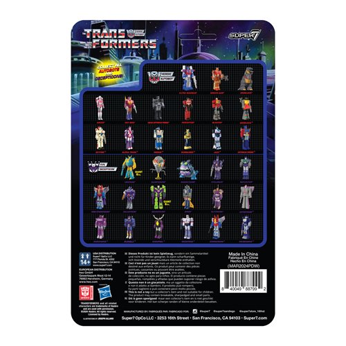 Transformers Arcee (Pink and Orange) 3 3/4-Inch ReAction Figure
