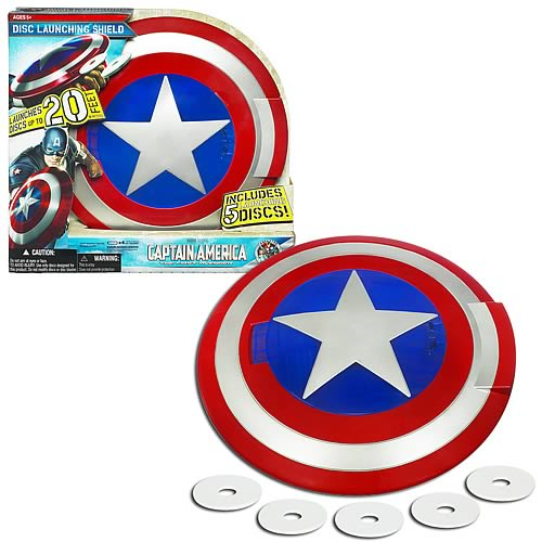 Captain America Movie Disc Launching Shield Toy