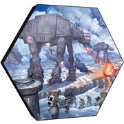 Star Wars The Battle of Hoth Knexagon Wood Print