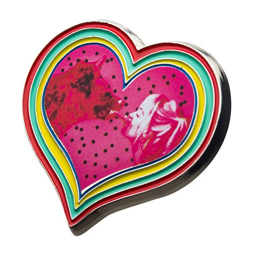 Birds of Prey Harley and Bruce Heart Pin