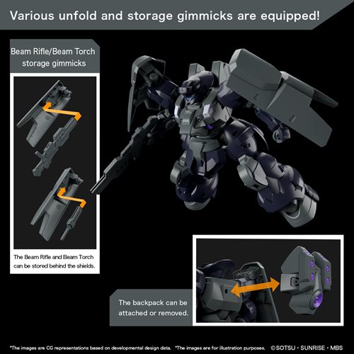Mobile Suit Gundam: The Witch from Mercury Dilanza Sol High Grade 1:144 Scale Model Kit